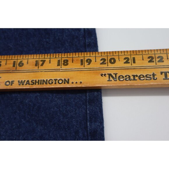 Lee High-Waisted Vintage Blue Denim Jeans With Classic Fit & Straight Leg Sz 35 - Picture 7 of 9